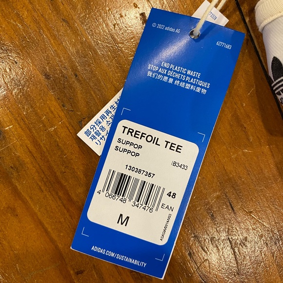 Men’s Pink Adidas Tee - Picture 3 of 3